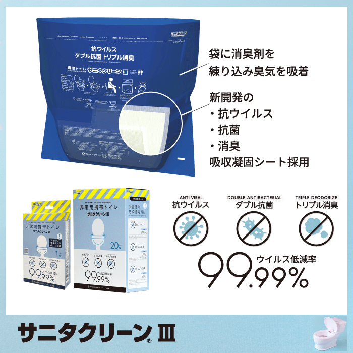 ✨新品未使用✨サニタクリーン 災害用緊急トイレセットII BS-137 ✨新品未使用✨サニタクリーン 災害用緊急トイレセットII BS-137