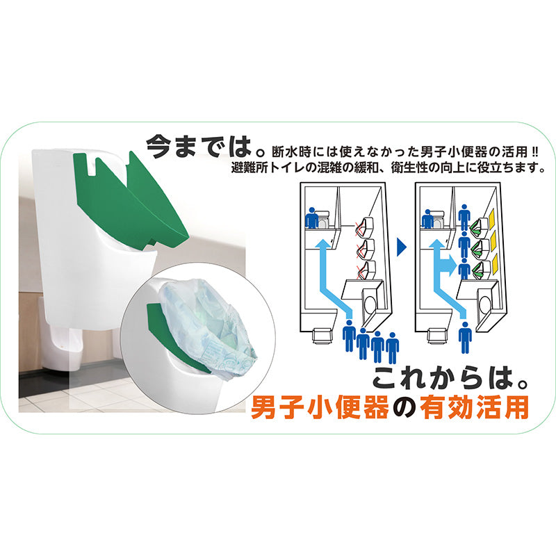 【NEW】携帯トイレ男子小便器セット